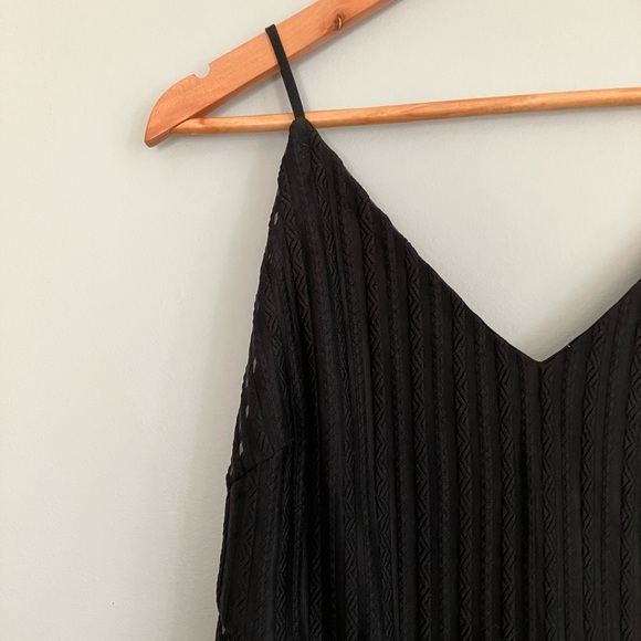 LULU’S Your Year Black Ribbed Bodycon Trumpet Midi Dress Size XL NWT - Picture 6 of 16